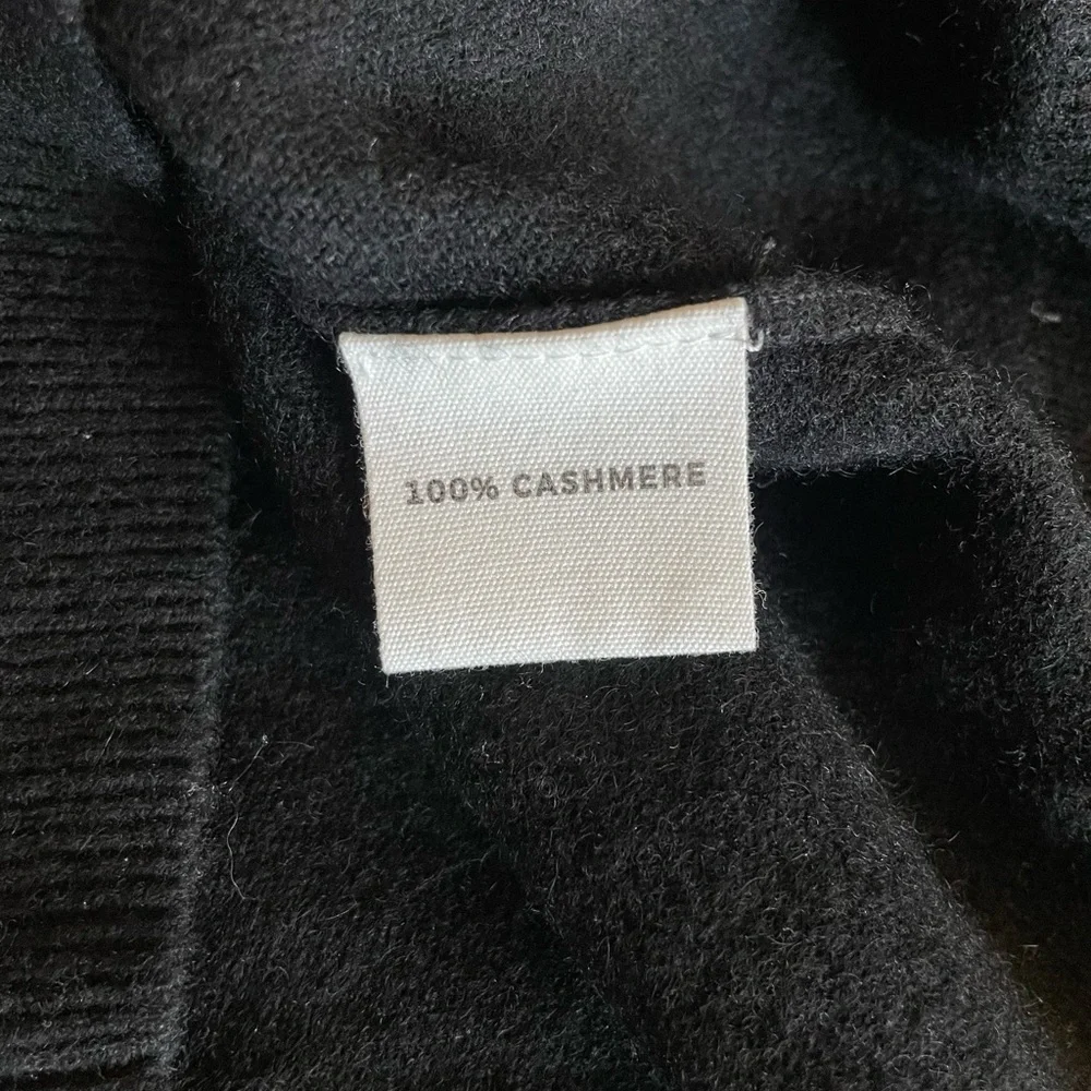 Lingua Franca “Madam President” Cashmere Sweater Black Small Limited Edition - Picture 6 of 6
